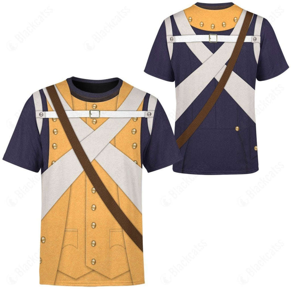 Historical American Infantry Full Marching Order 1776-1783 Apparel