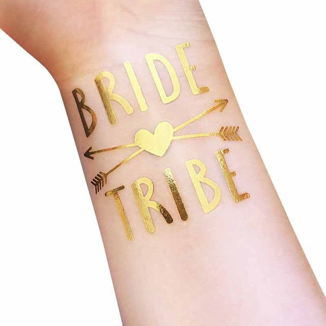 Team Bride Tribe Stickers - Bridesmaid & Mr and Mrs Glass Stickers for Bachelorette Party