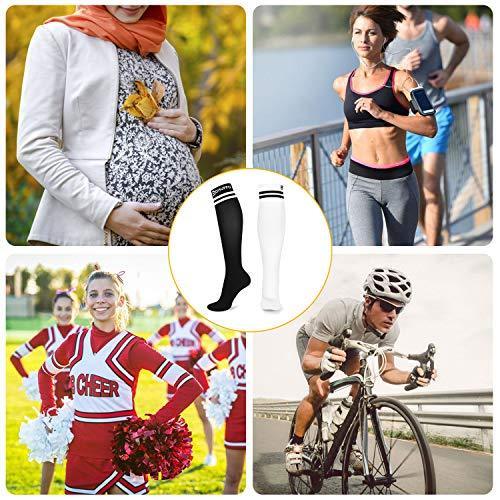 Non-slip Soccer Socks for Men and Women - Long Sports Team Socks with Cushioning