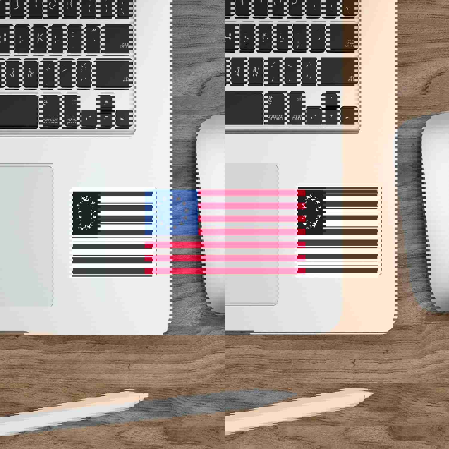 Betsy Ross Flag Sticker - Indoor & Outdoor Use