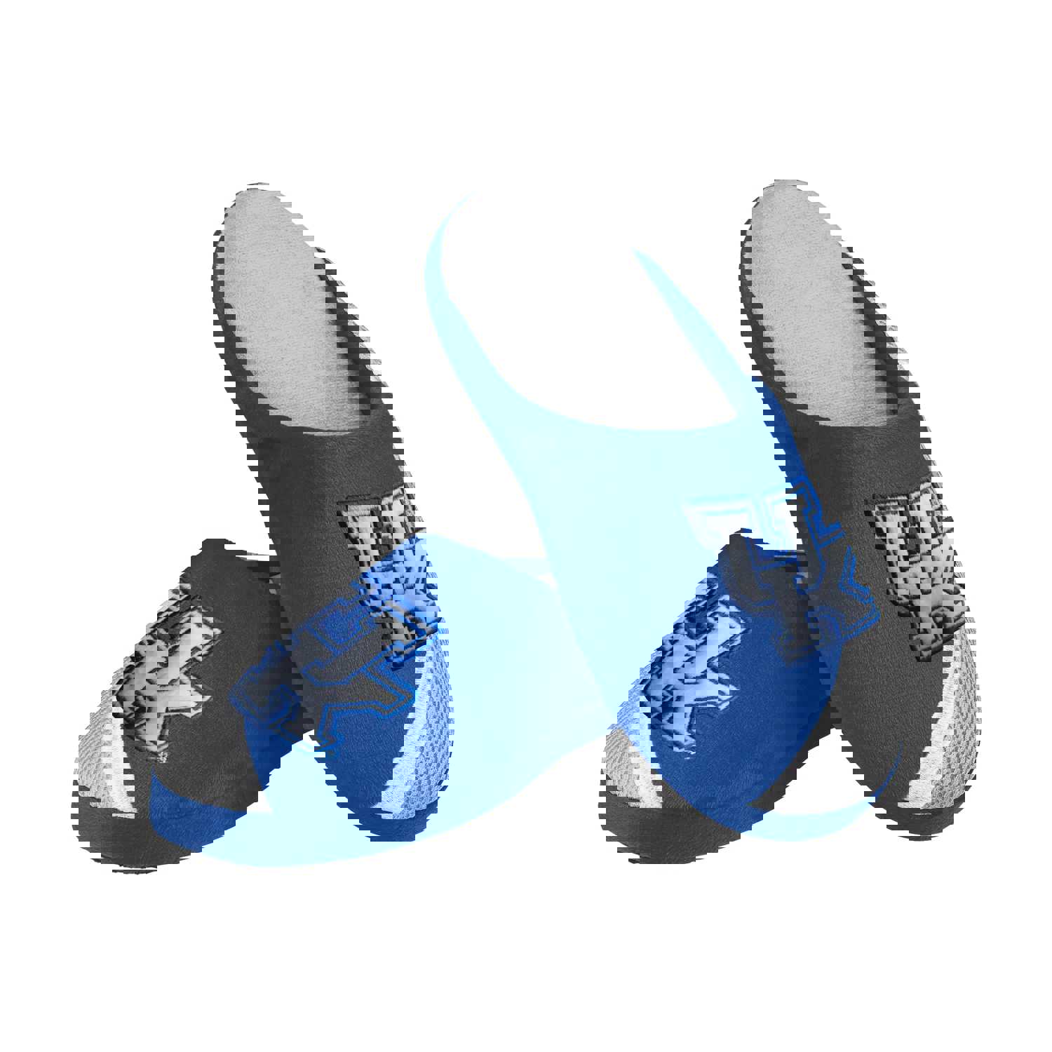 FOCO NCAA Mens Kentucky Wildcats 2022 Big Logo Color Edge Slippers