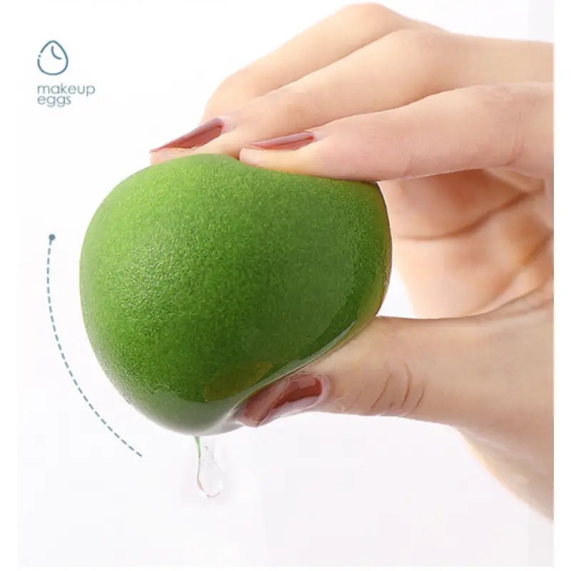 6pcs Makeup Sponge Set for Liquid, Cream, and Powder Foundation Application