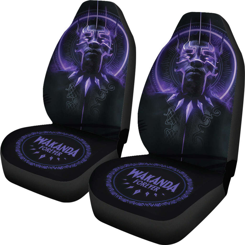 Black Panther Car Seat Covers - Premium Custom-Made Car Accessories