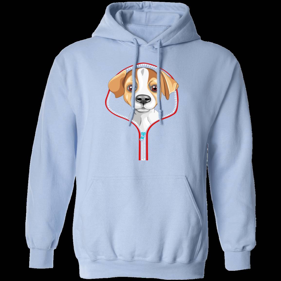 JACK RUSSELL ZIP-DOWN LADIES Pullover Hoodie 8 oz