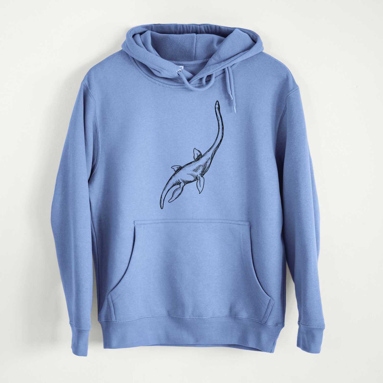 Plesiosaur - Plesiosaurus Dolichodeirus - Mid-Weight Unisex Premium Blend Hoodie