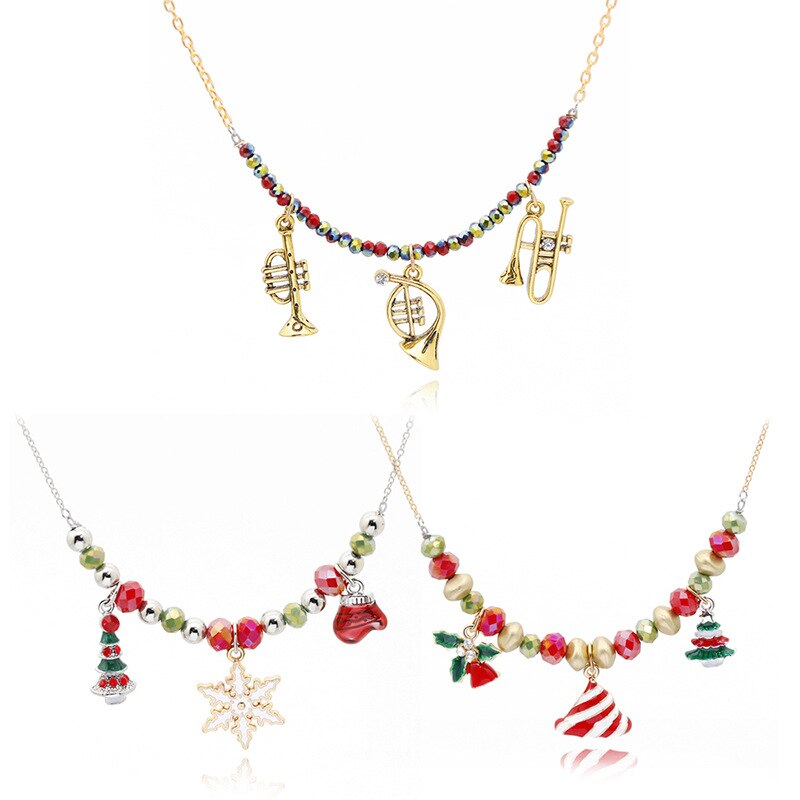 Christmas Necklaces for Women, Girls, and Children - Festive Holiday Jewelry Gift