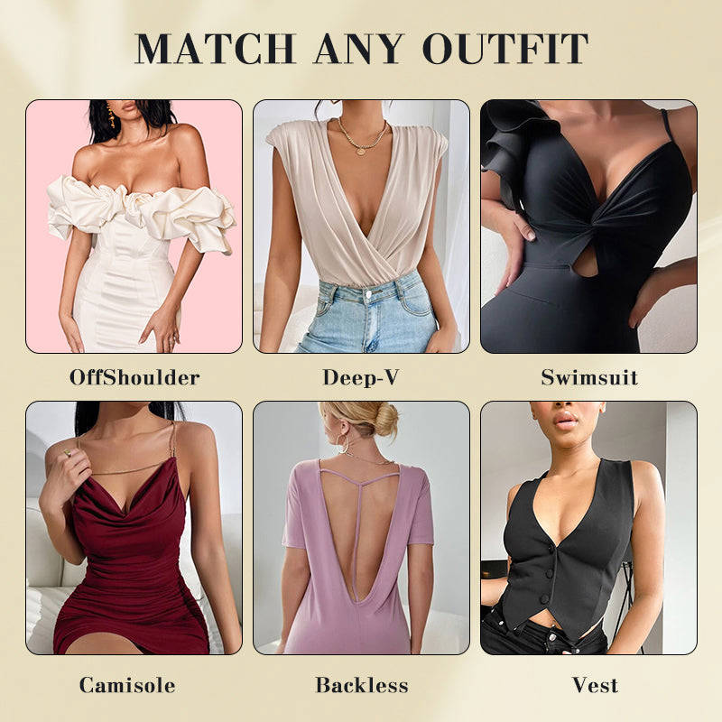 LauraCollection® Voluptuous Silicone INVISILIFT BRA [BUY 1 GET 1 FREE]