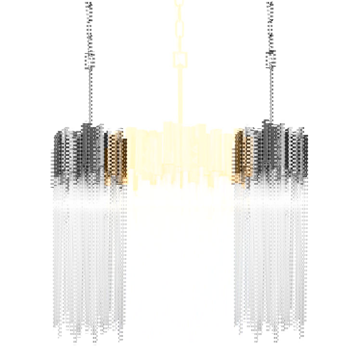 Matrix 3-Lt Pendant - Havana Gold