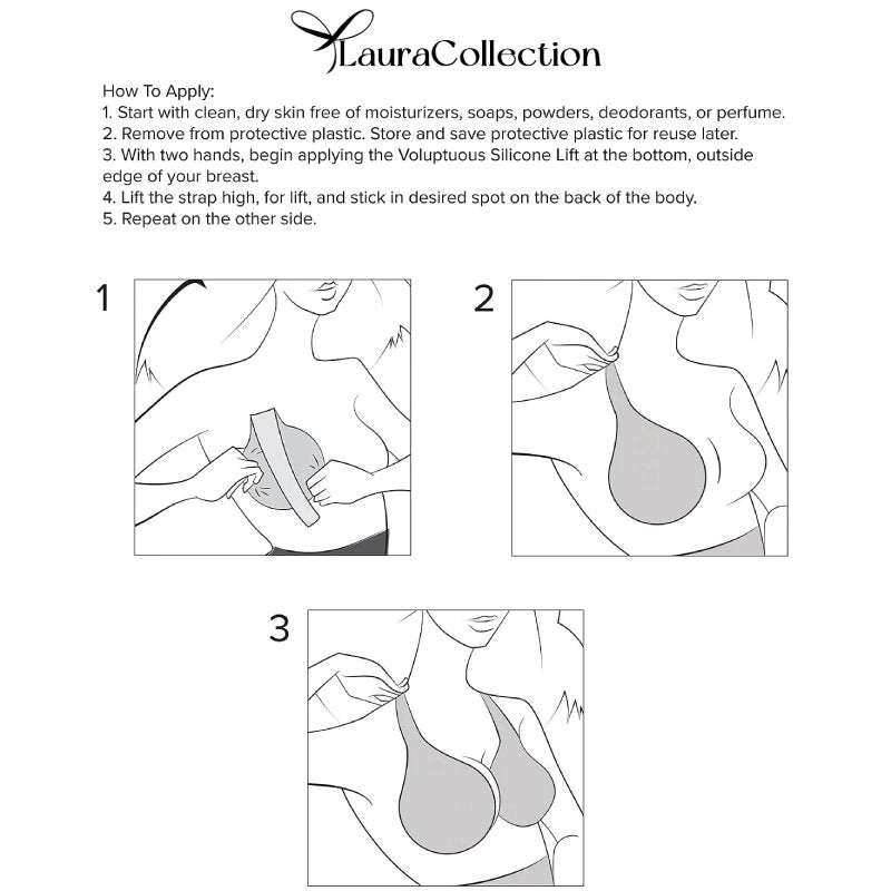 LauraCollection® Voluptuous Silicone INVISILIFT BRA [BUY 1 GET 1 FREE]