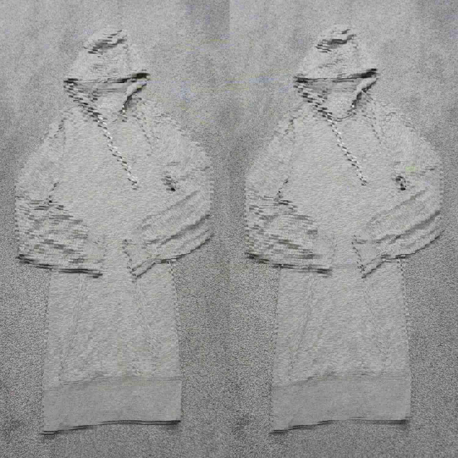 American Eagle Mens Hoodie Sweatshirt Athletic Fit Long Sleeve Heather Gray Size M