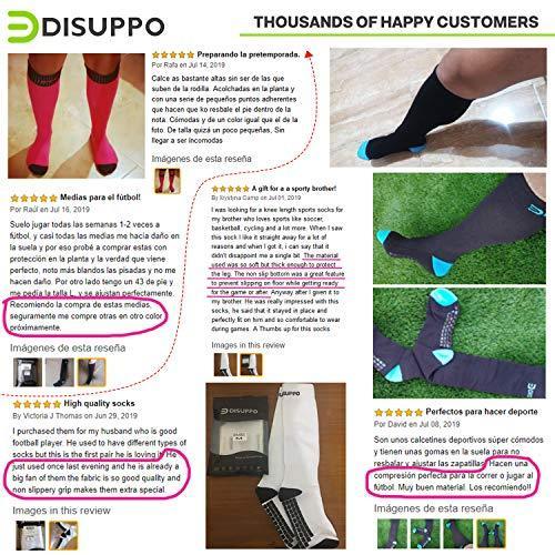 Non-slip Soccer Socks for Men and Women - Long Sports Team Socks with Cushioning