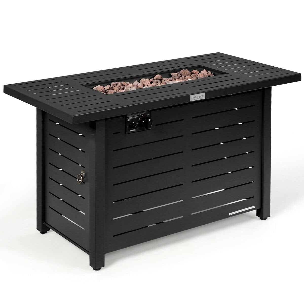 42 60,000 BTU Rectangular Propane Gas Fire Pit Table