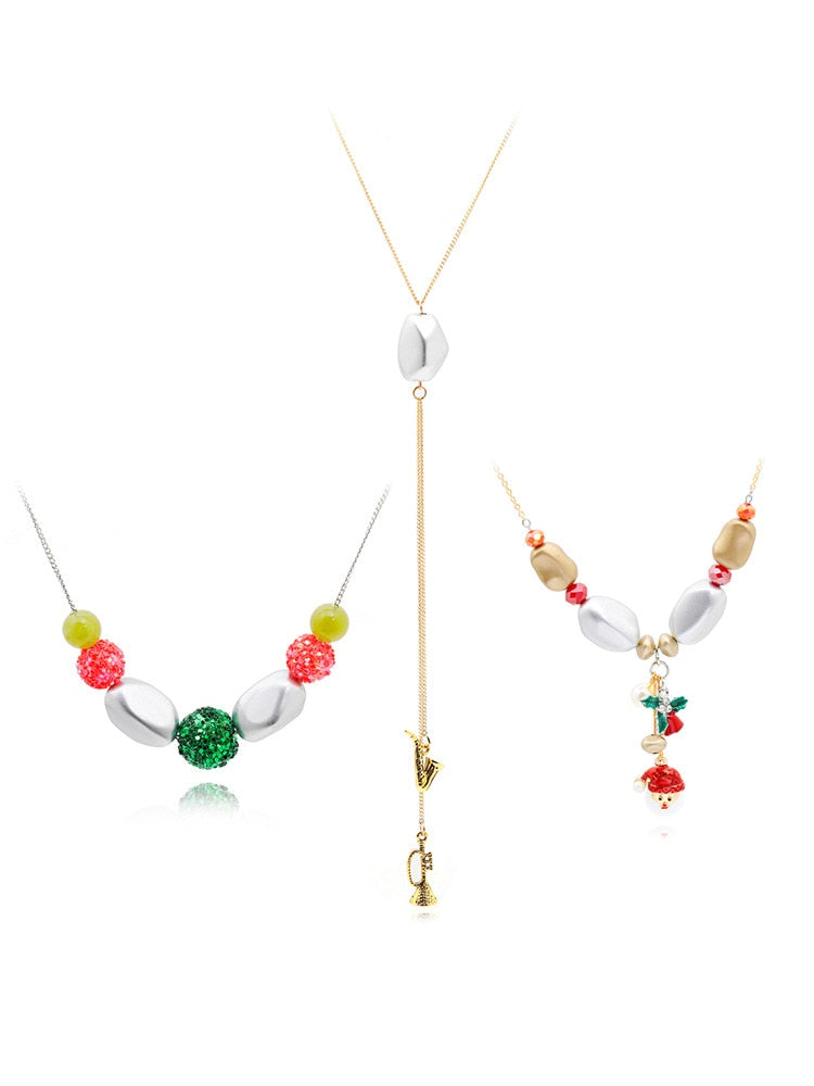 Christmas Necklaces for Women, Girls, and Children - Festive Holiday Jewelry Gift