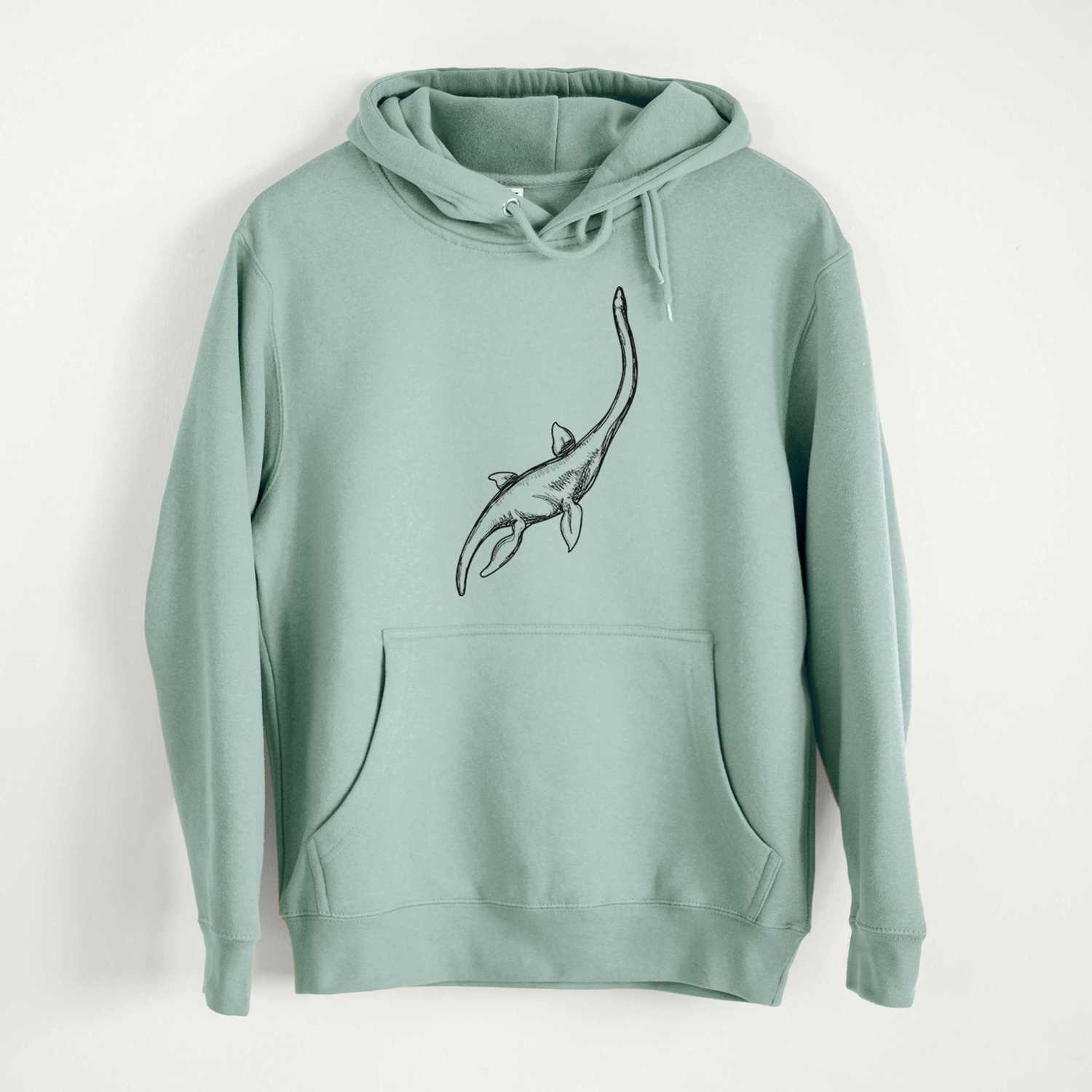 Plesiosaur - Plesiosaurus Dolichodeirus - Mid-Weight Unisex Premium Blend Hoodie