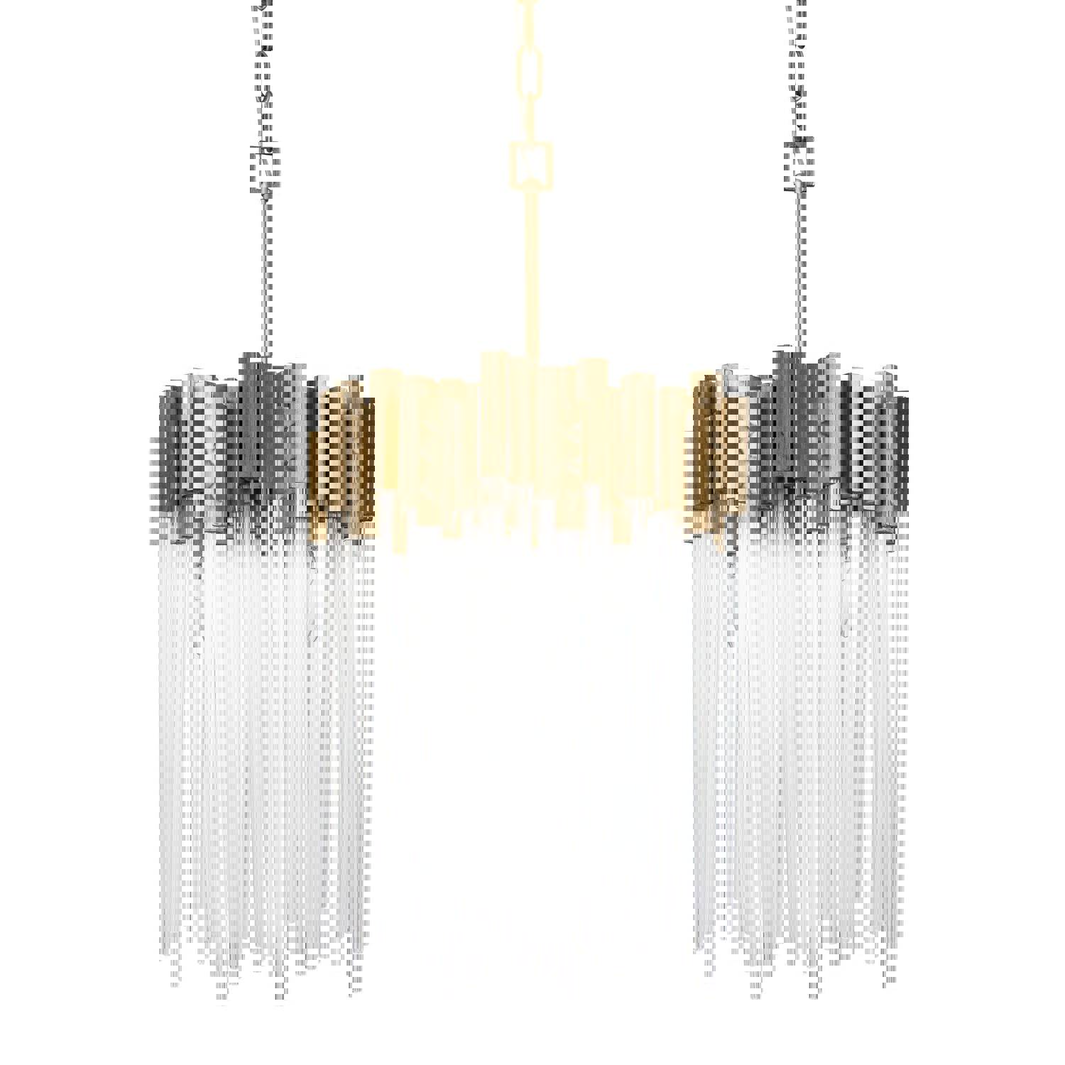 Matrix 3-Lt Pendant - Havana Gold