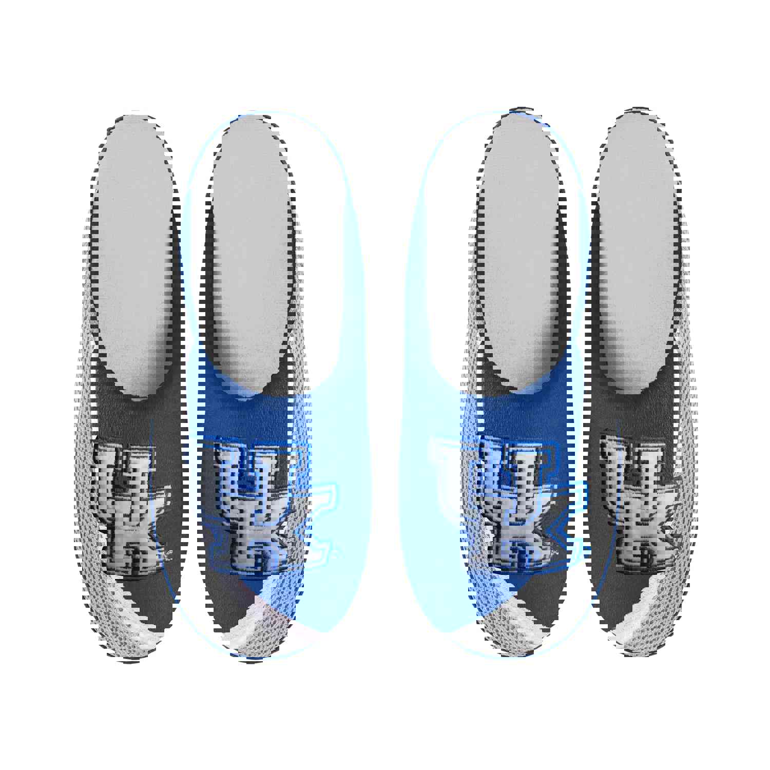 FOCO NCAA Mens Kentucky Wildcats 2022 Big Logo Color Edge Slippers