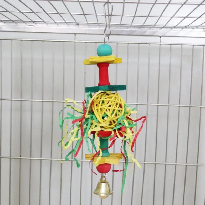 Bird Parrots Shredding Toys for Entertainment and Exercise