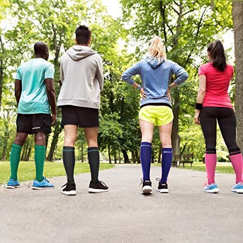 Non-slip Soccer Socks for Men and Women - Long Sports Team Socks with Cushioning