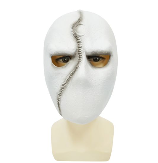 Helmet Movie Moon Cosplay Knight Marc Spector Cosplay Superhero Mask Costume Latex Halloween Party Accessory Prop