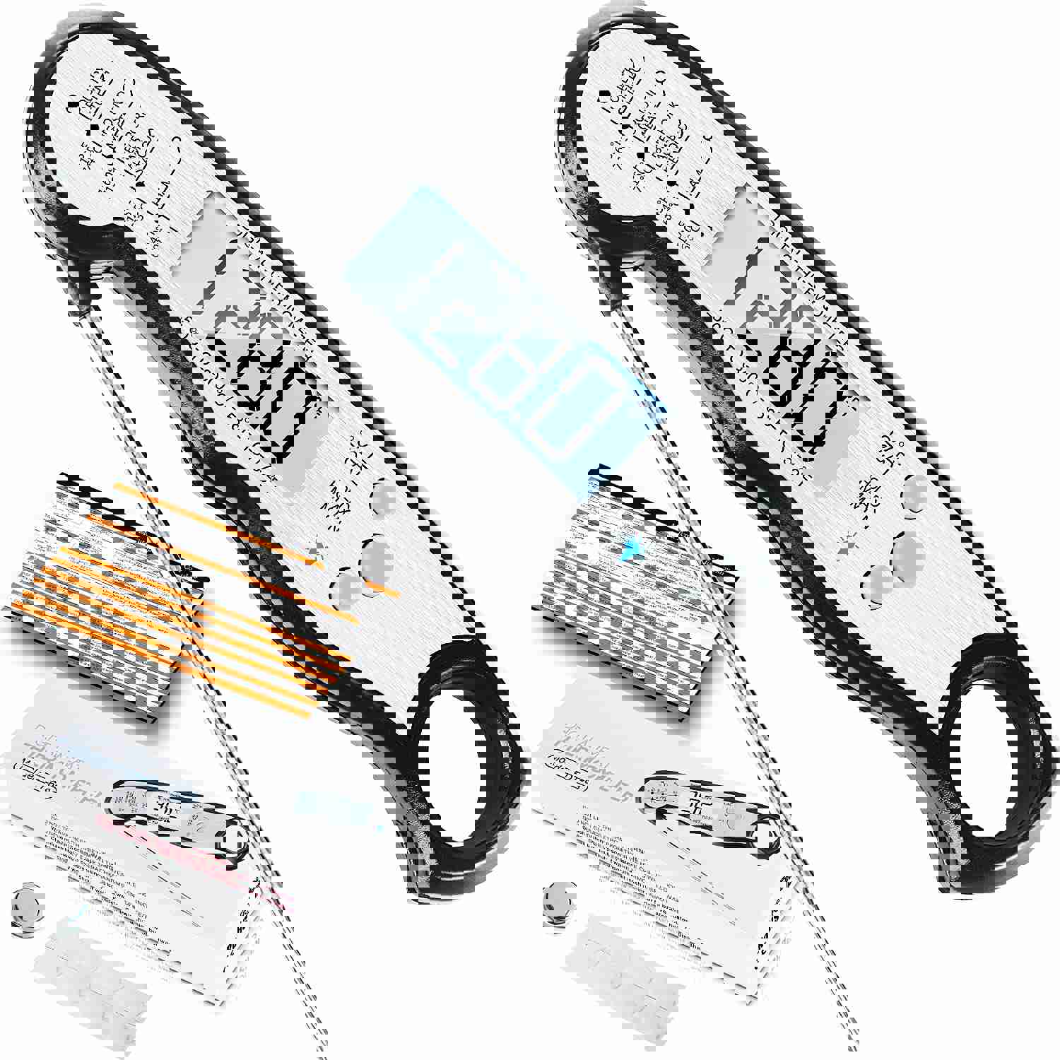 Digital Meat Thermometer - Waterproof Instant Read Food Thermometer for Cooking, Grilling, BBQ