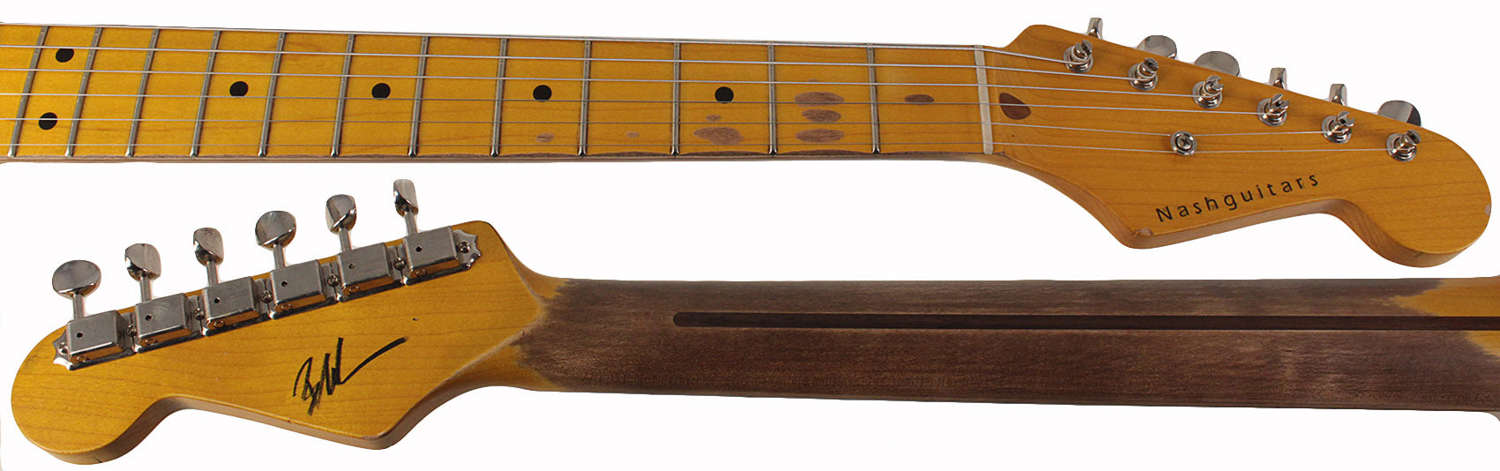 Nash S-57 Guitar, Shell Pink, Light Aging - Vintage Inspired Stratocaster