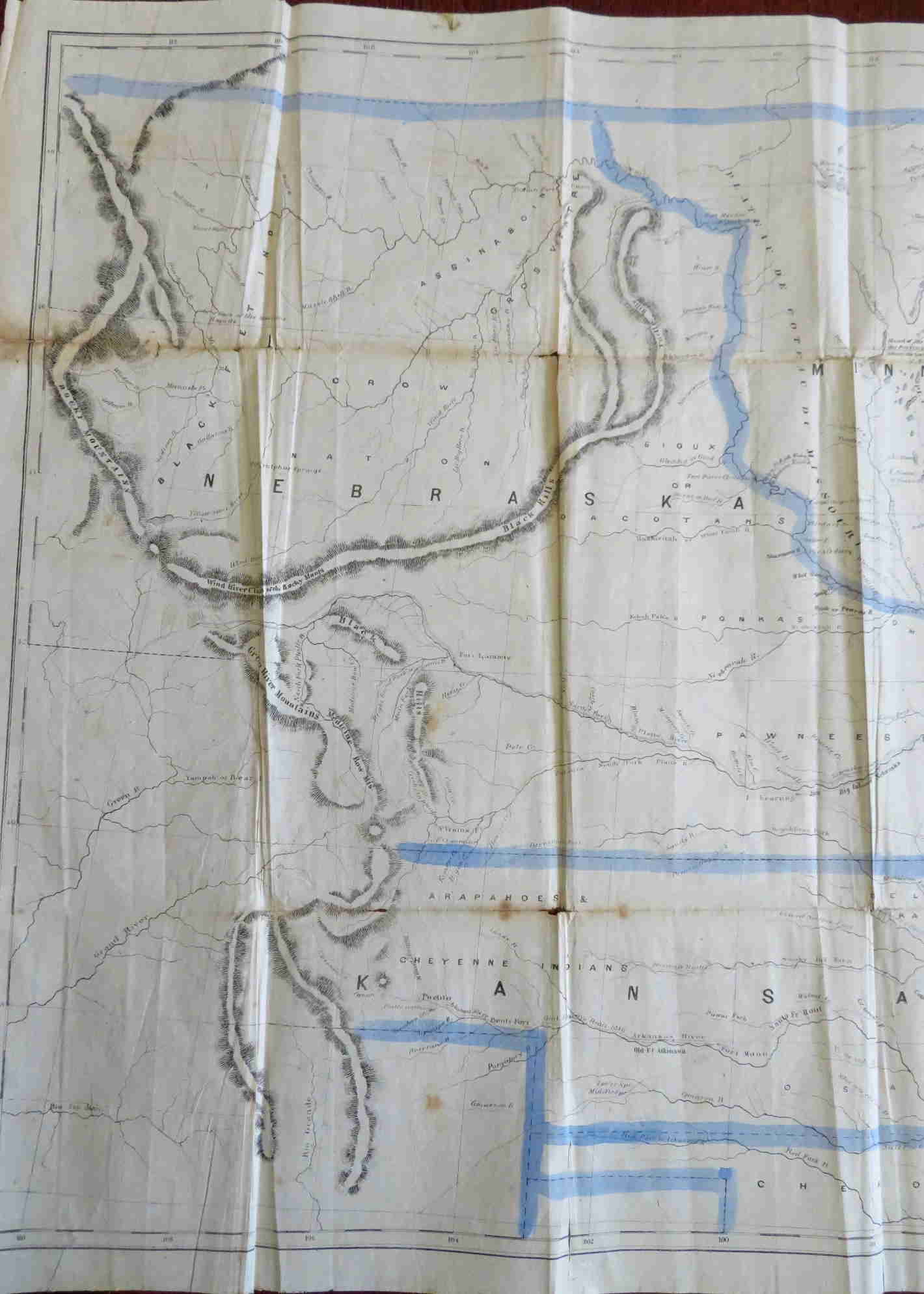 Great American Midwest Travel 1856 Ferris Book with Large Territorial U.S. Map