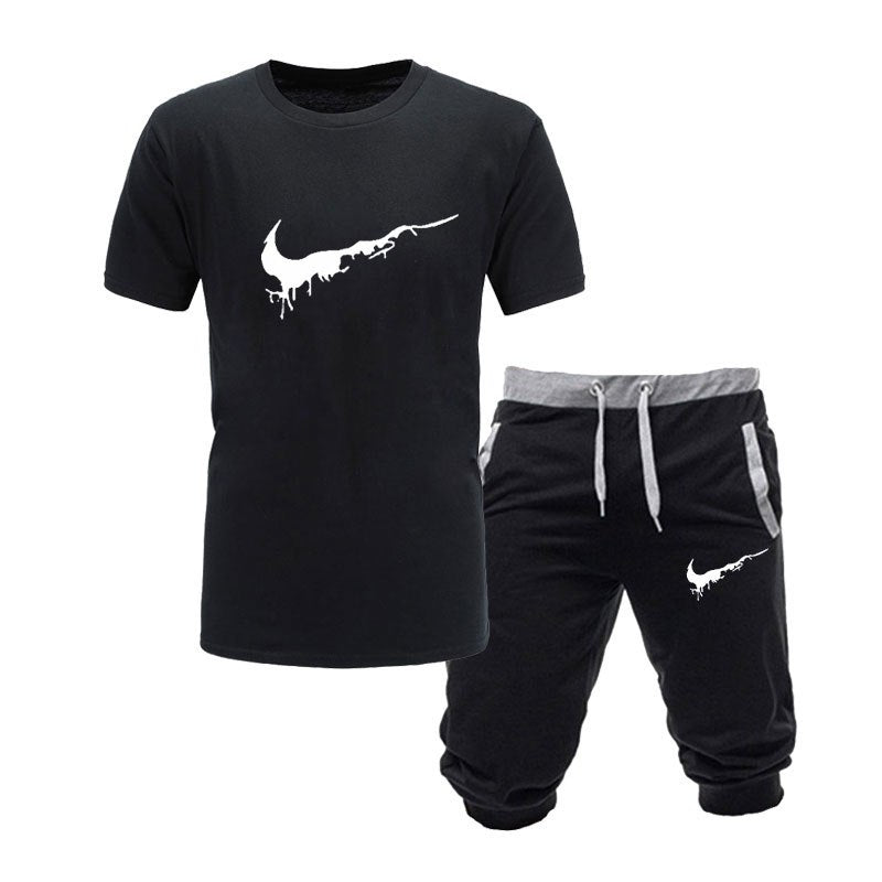 Two Pieces Sets T Shirts Shorts Set High-Quality Mens Fashion Clothing