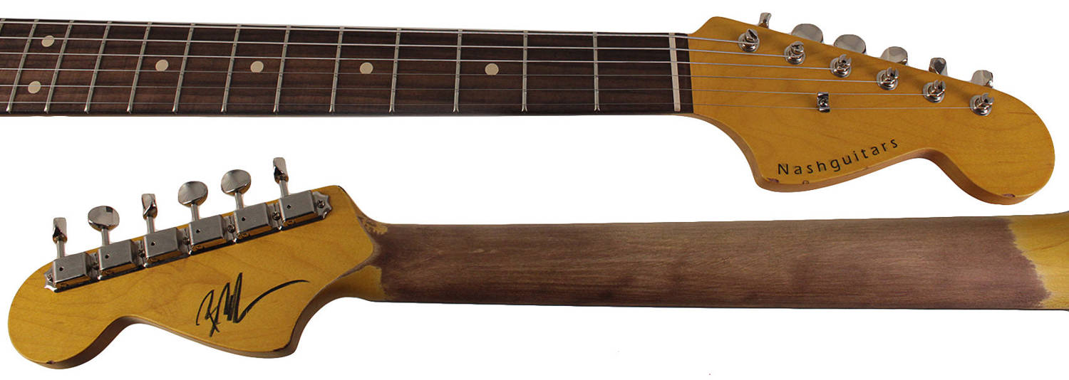 Nash JM-63 Jazzmaster Guitar, Black, Light Aging - Vintage Inspired Electric Guitar