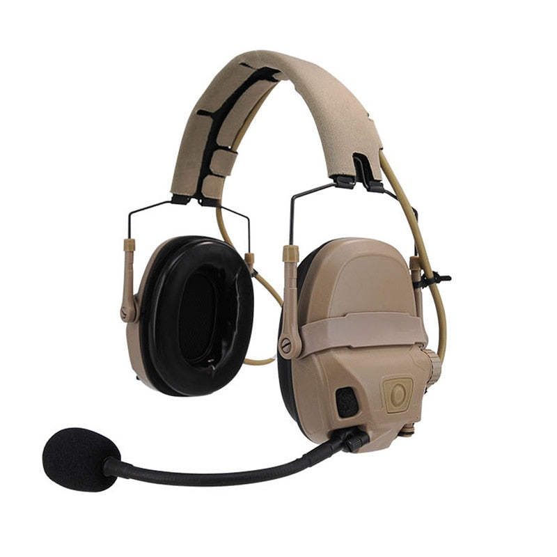 FCS Military AMP Tactical Helmet-mounted Noise Reduction Headphones