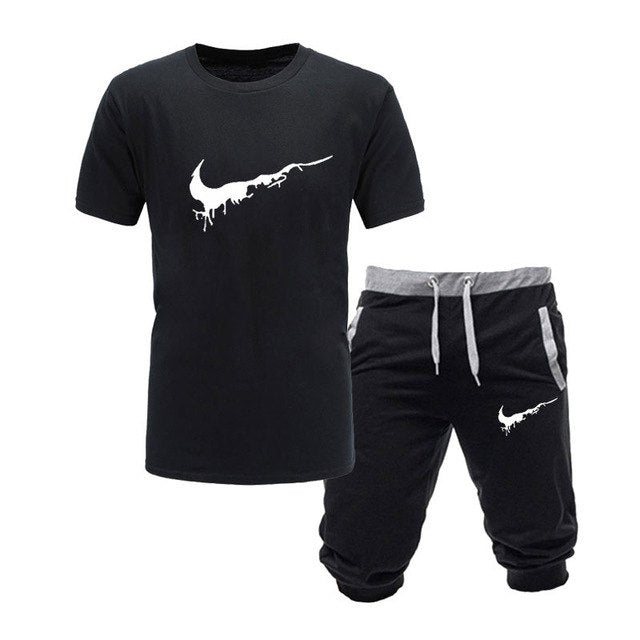 Two Pieces Sets T Shirts Shorts Set High-Quality Mens Fashion Clothing