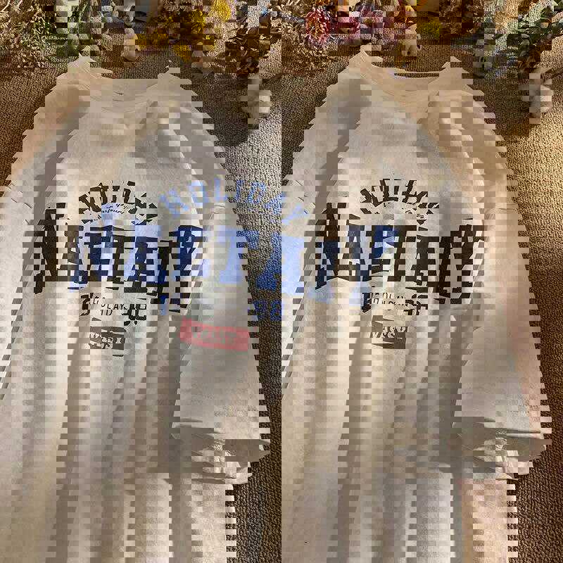 Unisex Short Sleeved Port Style Loose T-Shirt - Fashionable & Comfortable