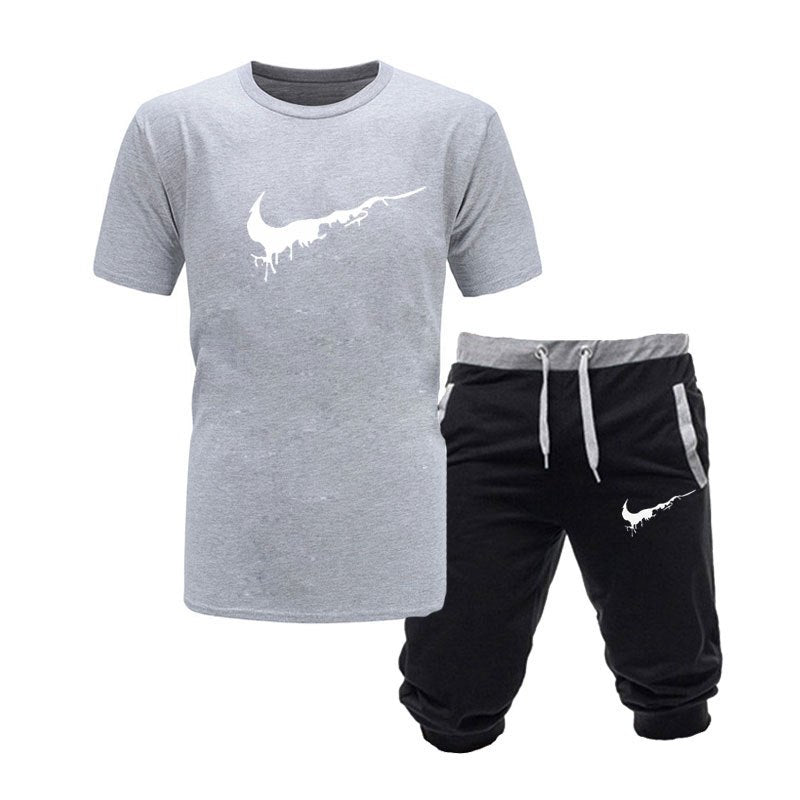 Two Pieces Sets T Shirts Shorts Set High-Quality Mens Fashion Clothing