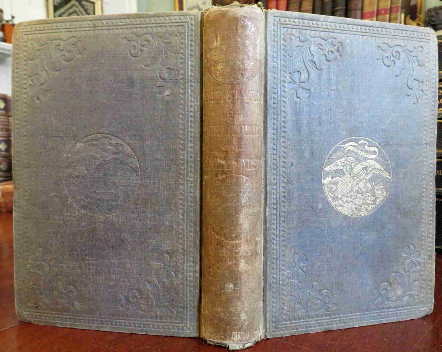 Great American Midwest Travel 1856 Ferris Book with Large Territorial U.S. Map