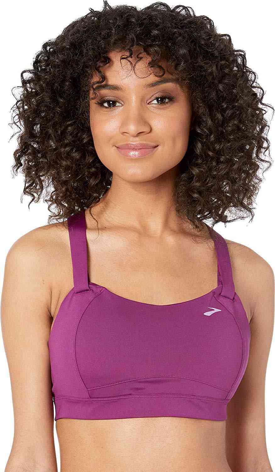 Brooks Women's Juno Cross Back Adjustable High-Impact Sports Bra
