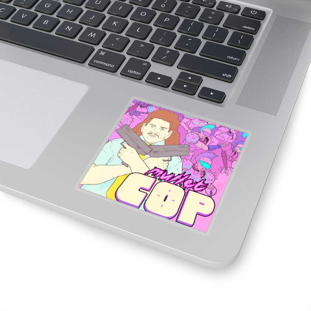 Mullet Cop (Fred Design) - Kiss-Cut Stickers
