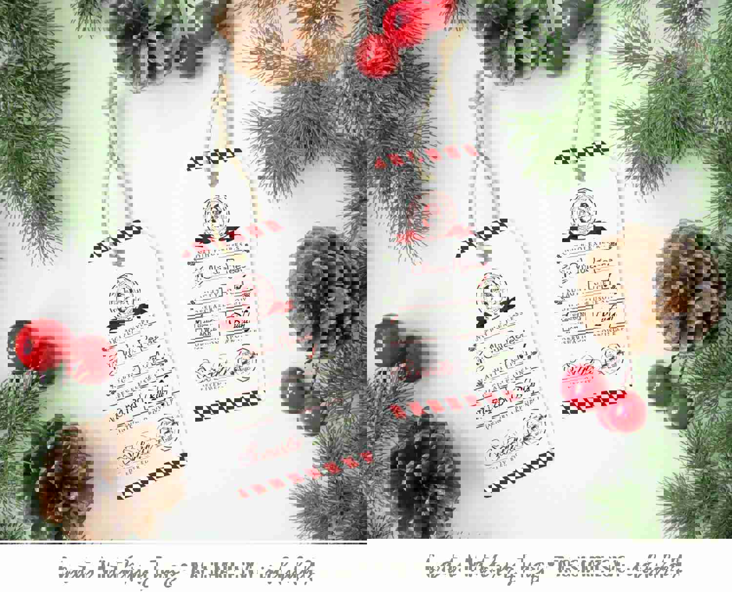 Santa Sack SVG Cut File - Authentic North Pole Craft Files for Christmas