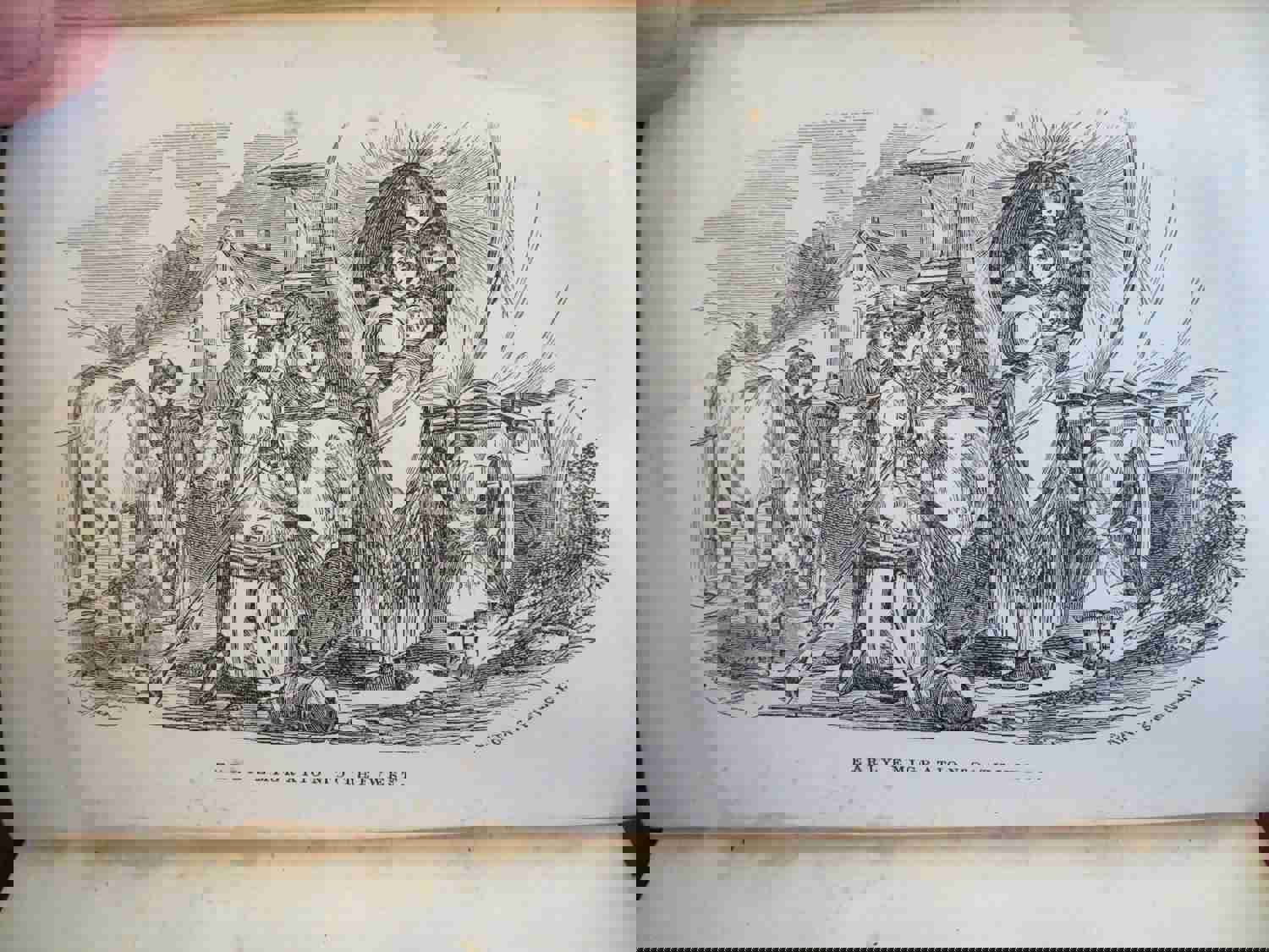 Great American Midwest Travel 1856 Ferris Book with Large Territorial U.S. Map
