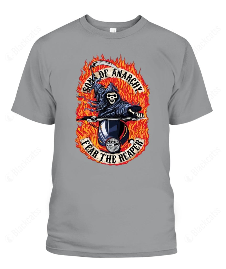 SOA Fear The Reaper Custom Graphic Apparel - Unisex Classic Fit Cotton T-Shirt