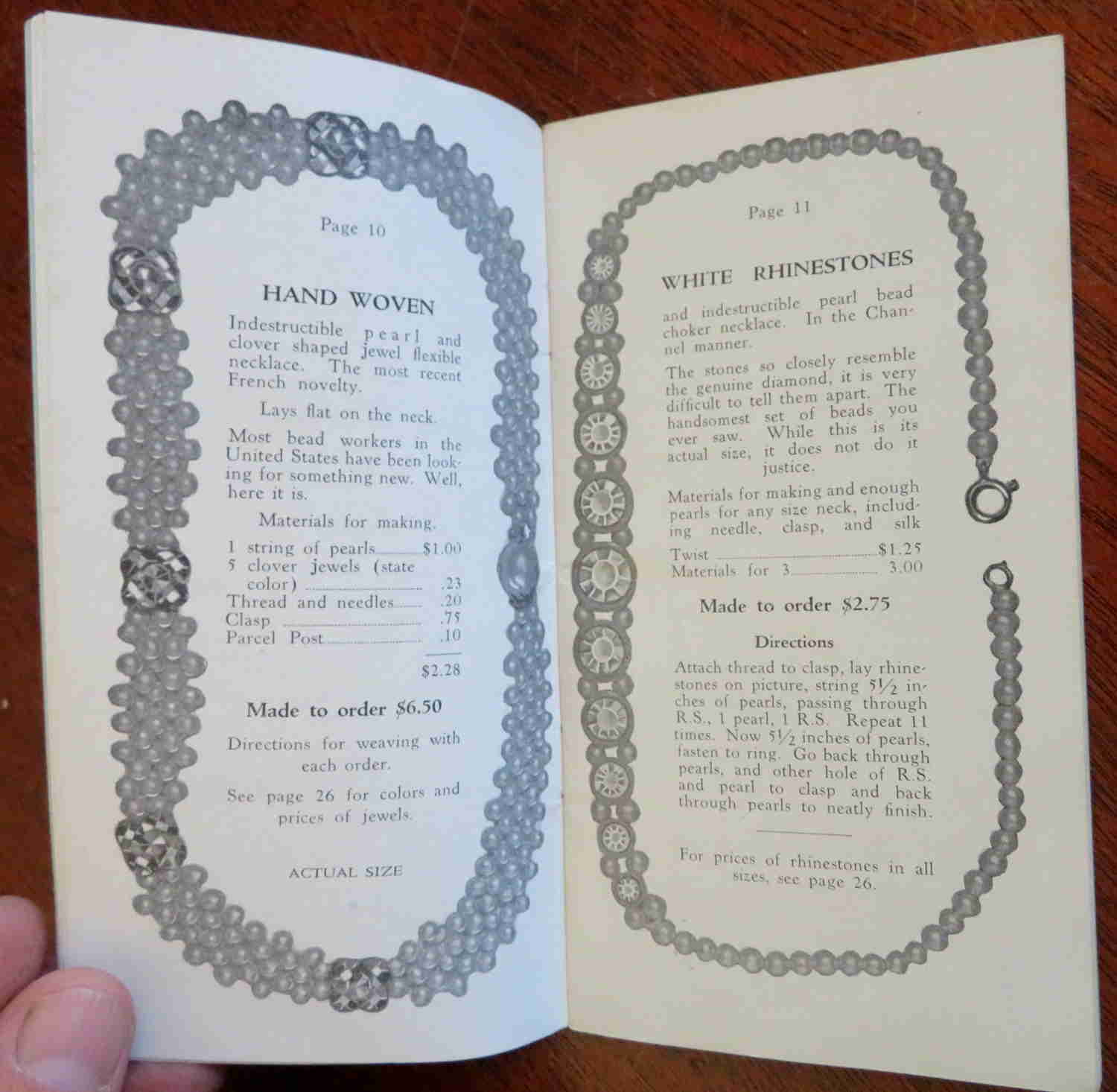 The Blue Bead Book of America No. 5 - Vintage 1920s Illustrated Craft Supply Catalog