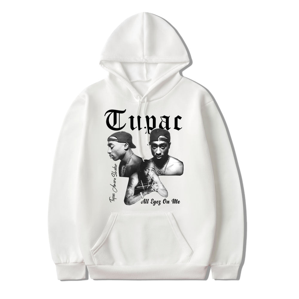 Rapper Tupac 2Pac Hoodies - Streetwear Oversized Hooded Sweatshirts for Men and Women