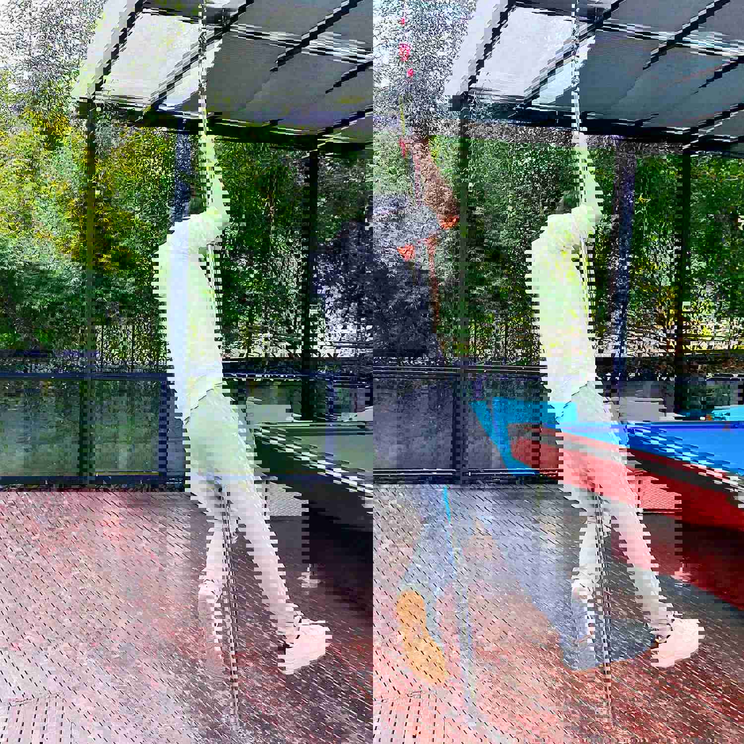 45mm Removable Dance Pole Set - Spinning & Static Fitness Pole for Home, Club, Party