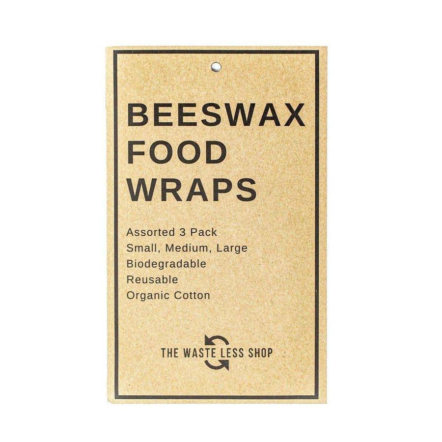 Eco-Friendly Beeswax Food Wraps - Set of 3