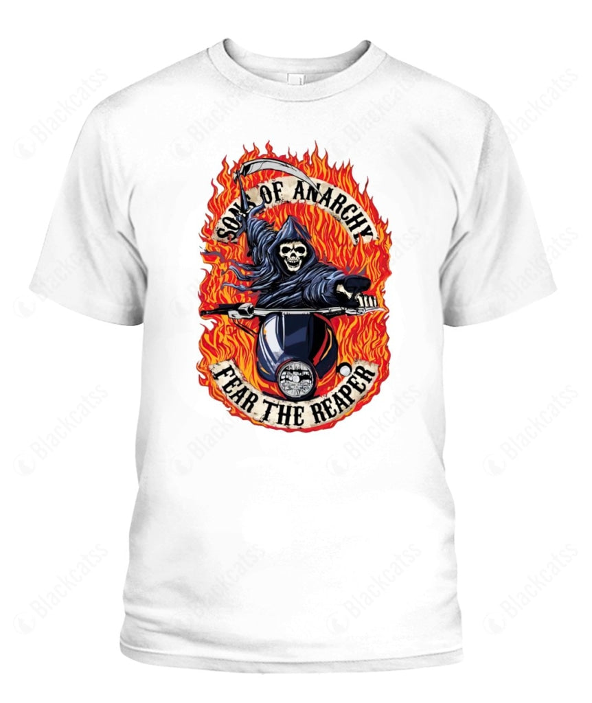 SOA Fear The Reaper Custom Graphic Apparel - Unisex Classic Fit Cotton T-Shirt