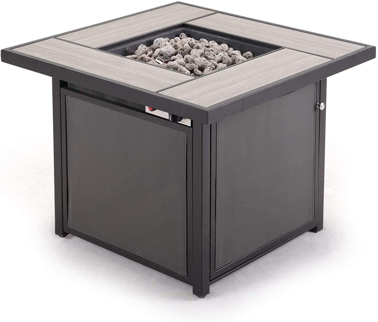 Outdoor 32 Propane Gas Fire Pit Table