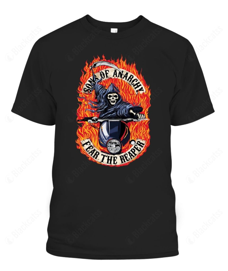 SOA Fear The Reaper Custom Graphic Apparel - Unisex Classic Fit Cotton T-Shirt