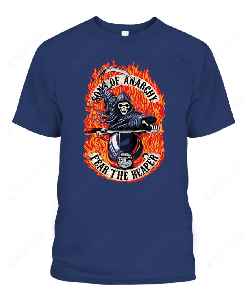 SOA Fear The Reaper Custom Graphic Apparel - Unisex Classic Fit Cotton T-Shirt