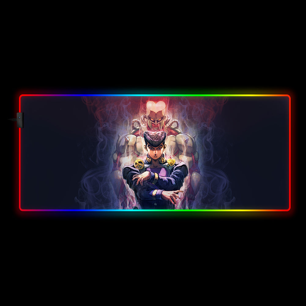 Josuke Design M-XXL Size RGB Gaming Mouse Pad with USB LED Lighting