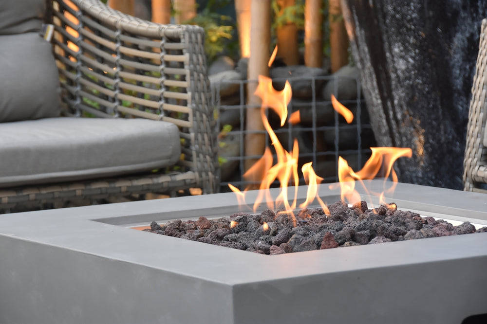 Westport Outdoor Fire Pit Table - Multi-Season Use with Cover