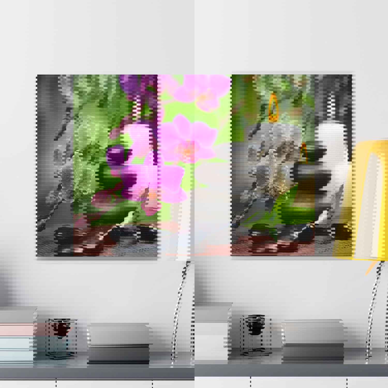 Bamboo Forest Floral Nature Photography Canvas Wall Art for Home Decor