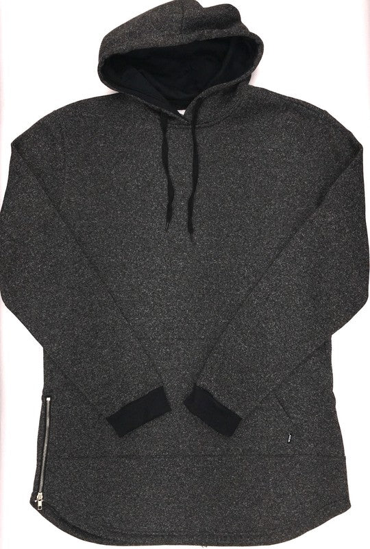 CHUBBY CHUCKS!! Mens Extra Long Zipper Hoodie - Soft & Stylish